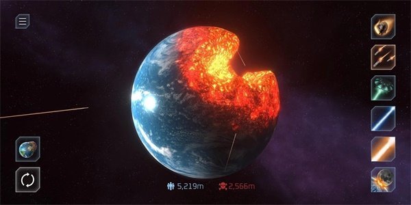 星球爆炸模拟器游戏