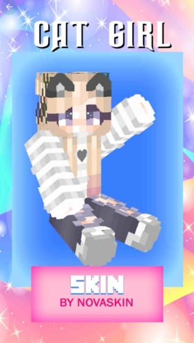 我的世界基岩版猫娘mod