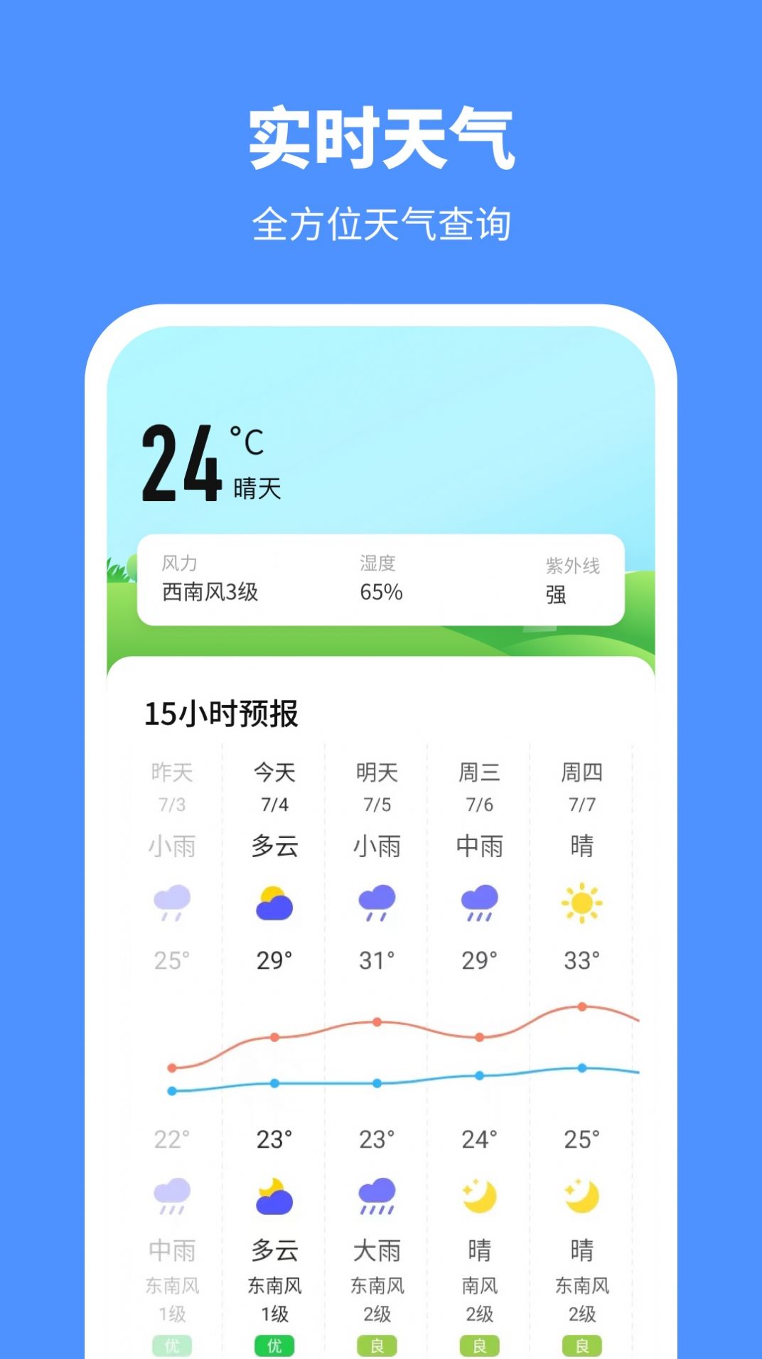 晴天计步app